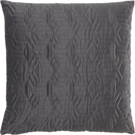 Dutch Decor JOAN - Sierkussen 45x45 cm - donkergrijs - antraciet - Inclusief binnenkussen