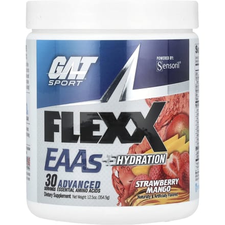 GAT, Flexx EAA + Hydratation, Saveur Fraise Mangue, 12,5 oz (354.9 g)