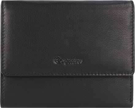 Esquire Viktoria Portemonnee RFID Leer 12 cm - Dames - Horizontaal - schwarz