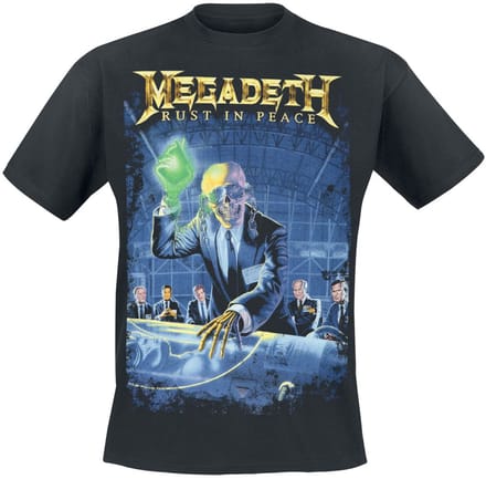 Megadeth T-shirt - Rust in Peace - S tot 5XL - voor Mannen - zwart