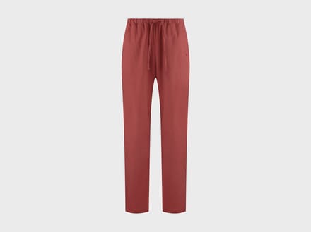 Yumeko pyjamabroek heren flanel fluweel rood xl