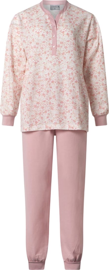 Lunatex - dames pyjama 124234 - roze - maat L