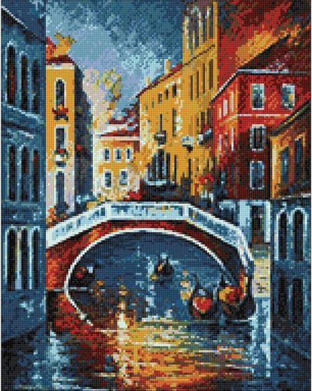 Wizardi Diamond Painting Kit Venetian Colours WD119