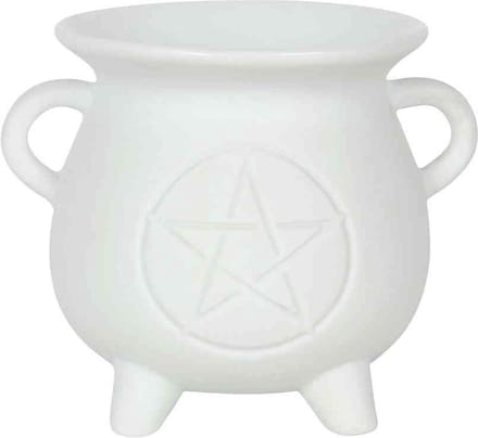 Something Different Oliebrander *White Pentagram Cauldron Wit