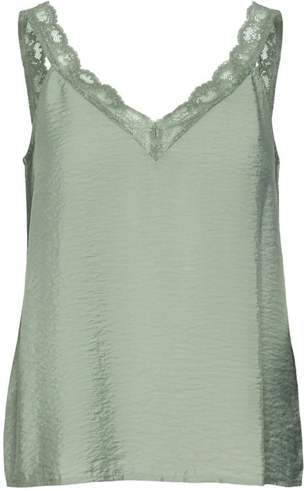 VERO MODA - VMJOSIE LACE SINGLET WVN GA - Dames - Blouses
