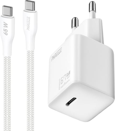 65w usb C Oplader - snellader - met usb C naar usb C kabel - 1 meter