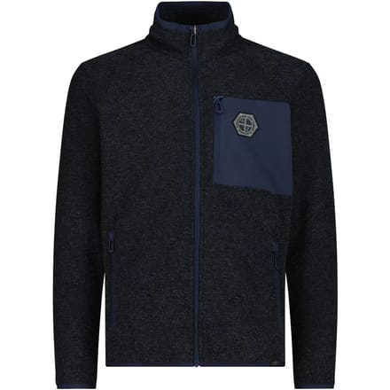 Technische fleece in gemêleerd breisel CMP