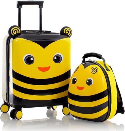 Heys Kids 4-Rollen Kofferset 2tlg. - Harde bagage - - bumble bee
