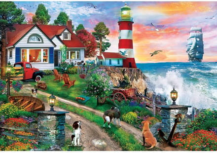 legpuzzel- Vuurtorenwachters - 1000 XL puzzelstukjes