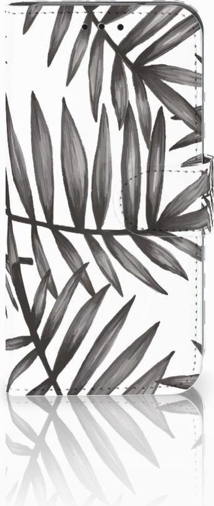 Samsung Galaxy S10e Hoesje Leaves Grey