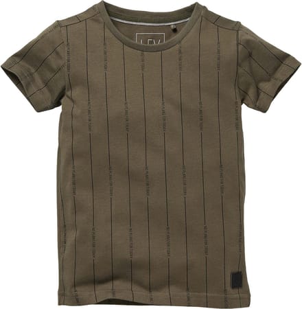 Levv shortsleeve Nardo olijfgroen voor jongens - maat 98