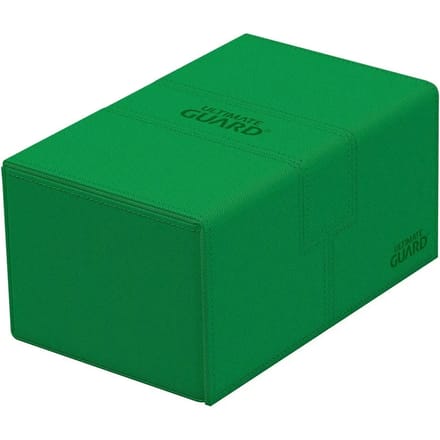 Twin Flip`n`Tray 160+ XenoSkin Monocolor Green (Ultimate Guard) (Storage Box)