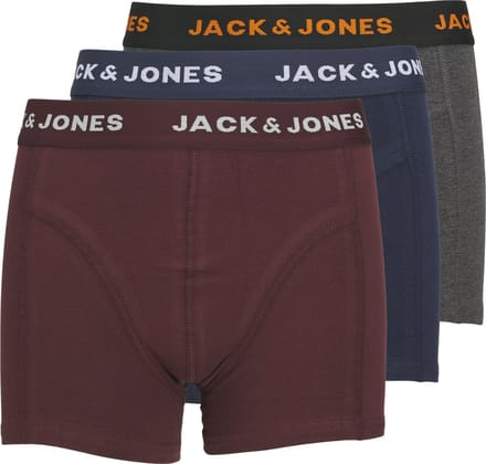 JACK & JONES JUNIOR JACBLACK FRIDAY TRUNKS 3 PACK JNR Jongens Onderbroek - Maat 140