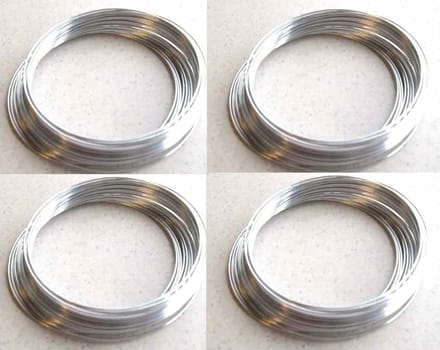 Aluminiumdraad - Zilverkleurig - 1,0 mm dik -  32 Meter lang