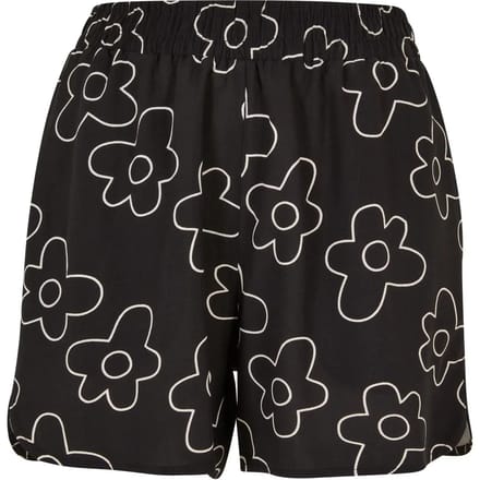 Urban Classics - All over Print Viscose Resort Korte broek - 4XL - Zwart/Wit