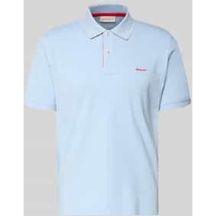 Regular fit poloshirt met gestikt logo