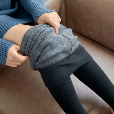 SUNMOOL Thermo Legging - Winter Legging - Fleece legging - Warme Legging - High Waist - Zwart - One size