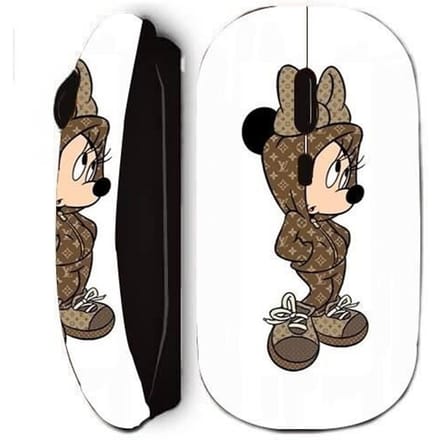 Souris sans fil - Disney - Minnie - Noir - Marron - Avec récepteur USB