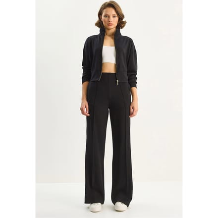 Volledige Rits Sweater en Broek Twee-Delig Set