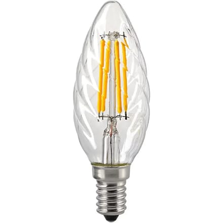 Spiraal LED kaarslamp Sigor