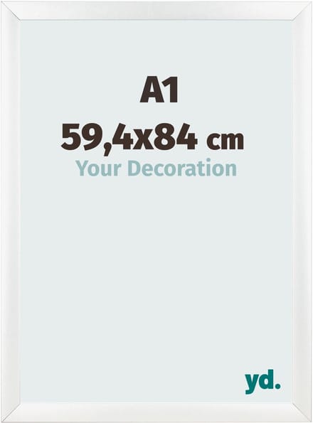 Your Decoration - Fotolijst A1 59,4x84 cm - MDF - Wit Mat - Pisa