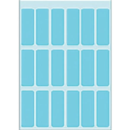 Etiket HERMA 3653 12x34mm blauw 90 stuks