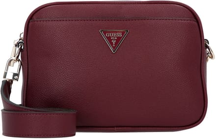 GUESS schoudertas Meridian II Camera Bag Wine wijnrood