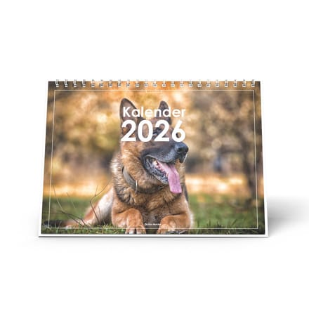 Huurdies - Bureaukalender 2026 - Duitse Herder