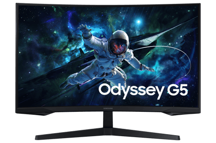 Gebogen Gaming PC Scherm - SAMSUNG - 32 - WQHD - 165Hz - VA Paneel - 1ms - LS32CG552EUXEN
