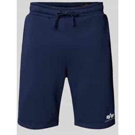 Sweatshorts met elastische band en tunnelkoord