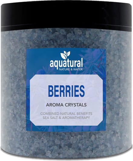 Aquatural Bessen Badzout - 350 g - bad kristallen