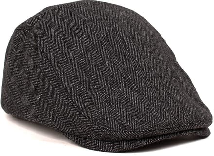 TRESANTI | FIORE | Visgraat flatcap | zwart