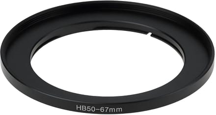 Dailygoods - Filter Adapter Ring Aluminium 50-67mm voor Hasselblad B50 - Zwart