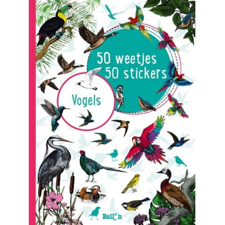 Vogels - 50 Weetjes, 50 Stickers