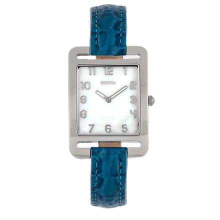 Bertha Marisol Zwitsers MOP horloge met leren band