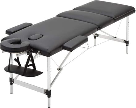 Happyment Massagetafel - Aluminium massage bed - Verstelbaar & Inklapbaar - Behandeltafel