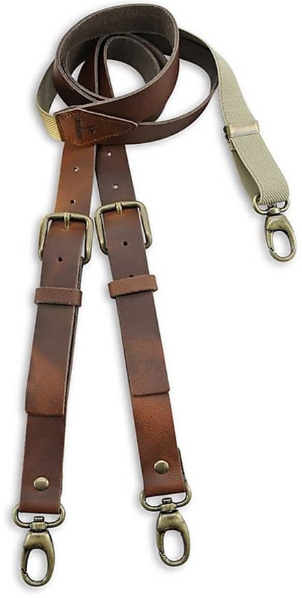 Sir Redman - Bretels - stoere WORK bretels leer bruin - bruin