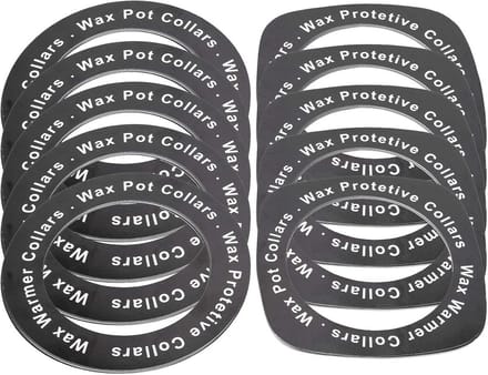 Waxverwarmer Ringen - Beschermpapier Pot - Ontharingssessies - Dubbele Vorm - 100 Stuks - Wit