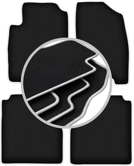 CARLUX-SILVER automatten voor: Nissan Navara III D40 pick-up (2005-2011)