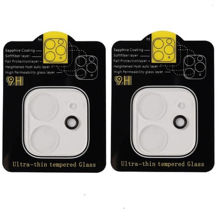 Lensbescherming voor iPhone 11 camera Gehard glas 2-pack