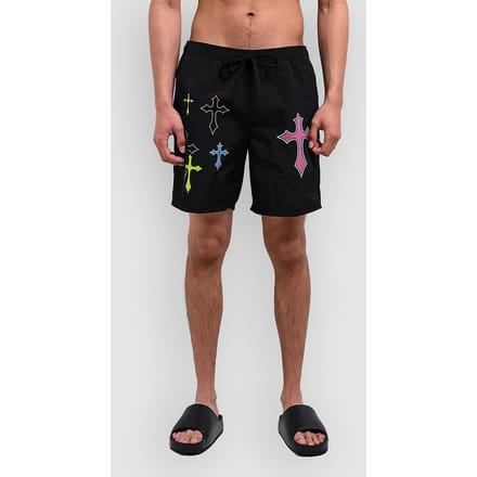 Ninth Hall 18" Crosses Boardshorts zwart