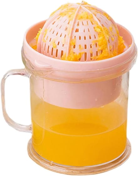 Handige Limoenpers - Fruit Squeezer - Sap Maken - Moeiteloos Scheiden - 15 x 12 x 15 cm - Roze