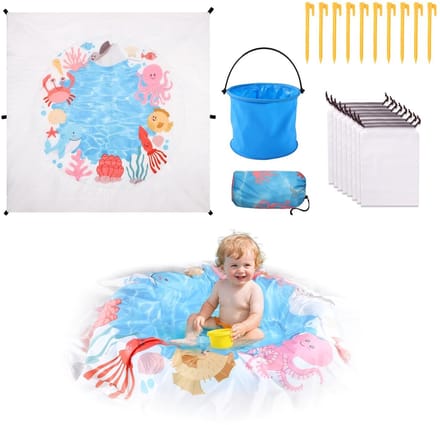 Dailygoods- Kinderstrandzwembad Multicolor - Draagbaar Polyester