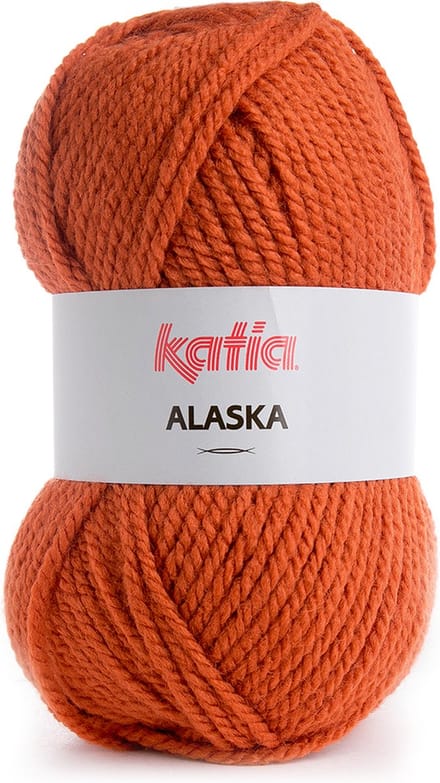 Katia Alaska - 28 roestbruin - Acryl Garen
