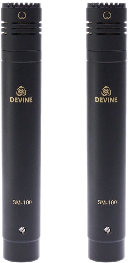 Stereo-set - incl. clips, windscreens en etuis - Devine SM-100 - Multikleur