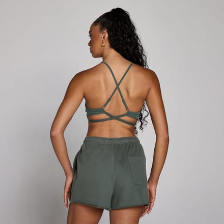 MP Dames Tempo Verstelbare Sport-BH met Bandjes op de Rug - Cloudy Green - M