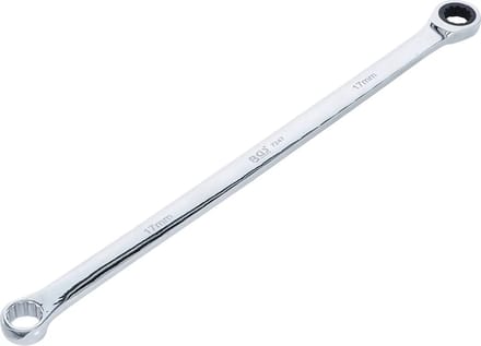 BGS Ratelring- en ringsleutel - extra lang - 17 mm