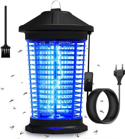 HEZIVO® Muggenlamp voor Binnen - Elektrische Insectenlamp - Vliegenlamp met Schakelaar - Insectendoder - 18W - 4000V