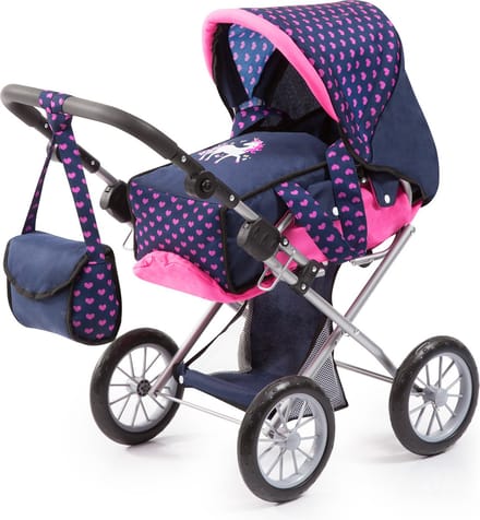 Bayer Design - Poppenwagen City Star - Blauw en Roze