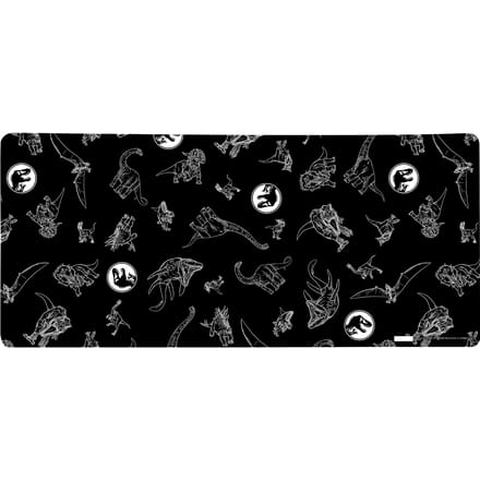 Jurassic Park Outline Dinosaurs Gaming Mouse Mat - Large